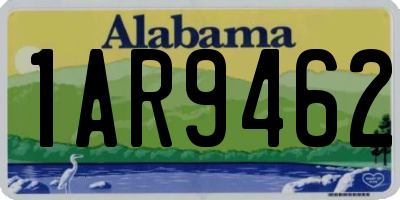 AL license plate 1AR9462