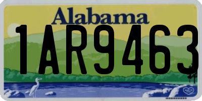 AL license plate 1AR9463