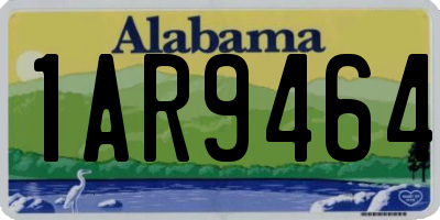 AL license plate 1AR9464