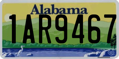 AL license plate 1AR9467