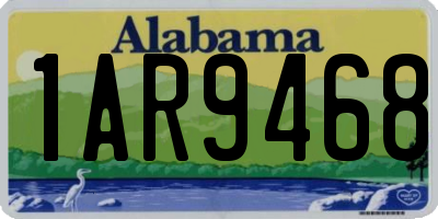 AL license plate 1AR9468
