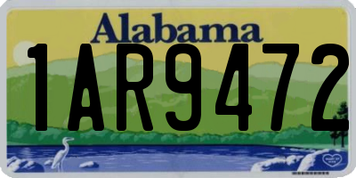 AL license plate 1AR9472