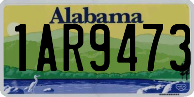 AL license plate 1AR9473