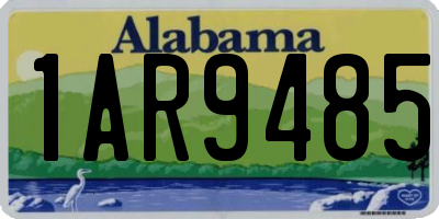AL license plate 1AR9485
