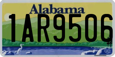 AL license plate 1AR9506