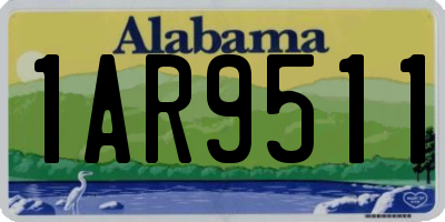 AL license plate 1AR9511