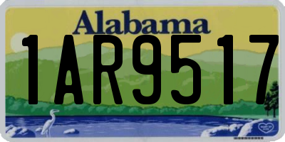 AL license plate 1AR9517