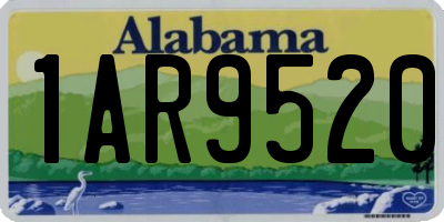 AL license plate 1AR9520