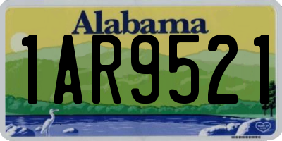 AL license plate 1AR9521