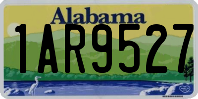 AL license plate 1AR9527