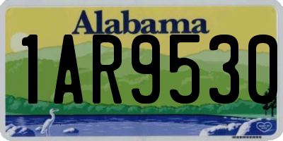 AL license plate 1AR9530