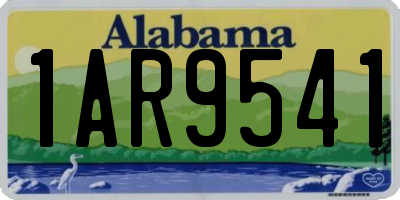 AL license plate 1AR9541
