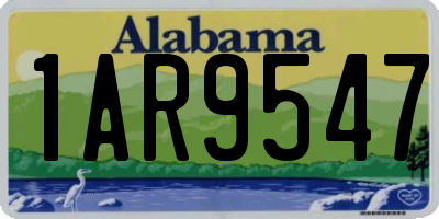 AL license plate 1AR9547