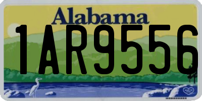 AL license plate 1AR9556