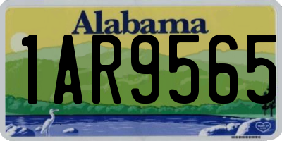 AL license plate 1AR9565