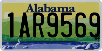 AL license plate 1AR9569