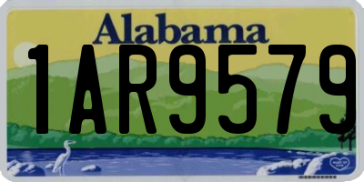 AL license plate 1AR9579