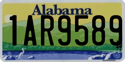 AL license plate 1AR9589