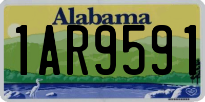 AL license plate 1AR9591