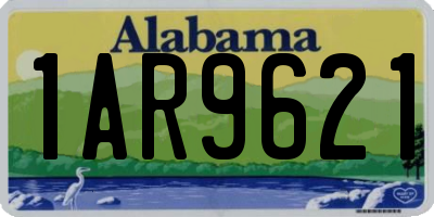 AL license plate 1AR9621