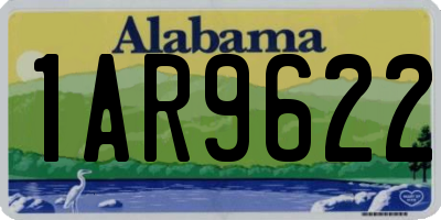 AL license plate 1AR9622