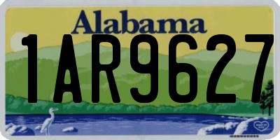 AL license plate 1AR9627