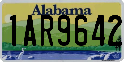 AL license plate 1AR9642