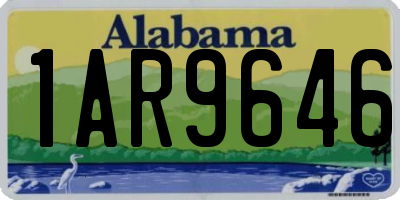 AL license plate 1AR9646