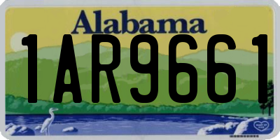 AL license plate 1AR9661
