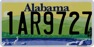 AL license plate 1AR9727