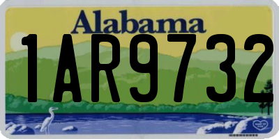 AL license plate 1AR9732