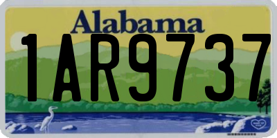 AL license plate 1AR9737