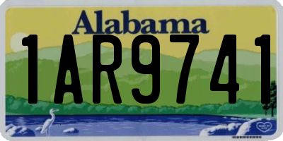 AL license plate 1AR9741
