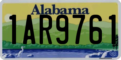 AL license plate 1AR9761