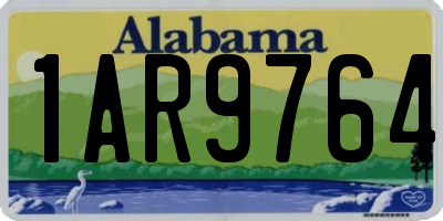 AL license plate 1AR9764