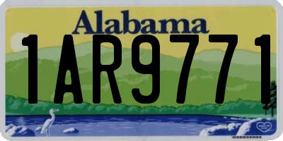 AL license plate 1AR9771