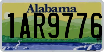AL license plate 1AR9776