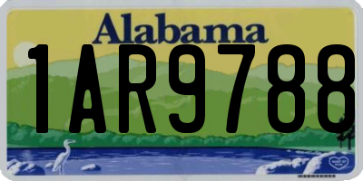 AL license plate 1AR9788