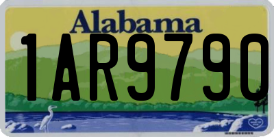AL license plate 1AR9790