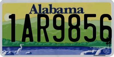 AL license plate 1AR9856