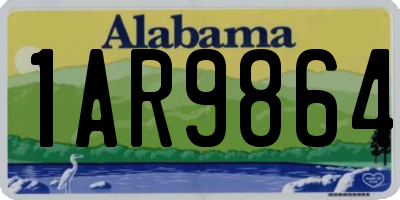AL license plate 1AR9864