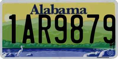 AL license plate 1AR9879