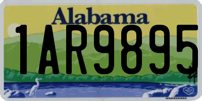 AL license plate 1AR9895
