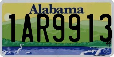 AL license plate 1AR9913