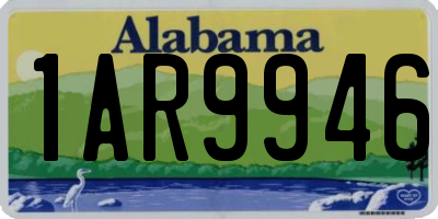 AL license plate 1AR9946