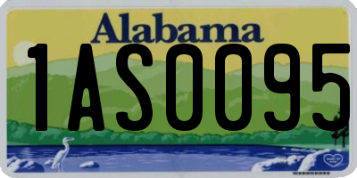 AL license plate 1AS0095