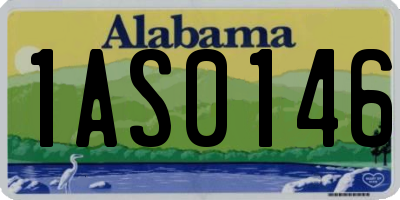 AL license plate 1AS0146