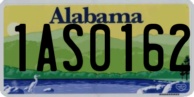 AL license plate 1AS0162