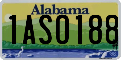 AL license plate 1AS0188