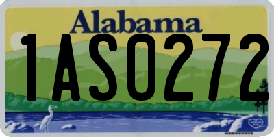 AL license plate 1AS0272